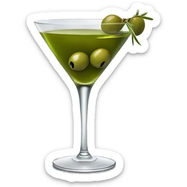 Olive martini sticker