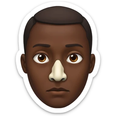 Cannibal with bone through nose sticker