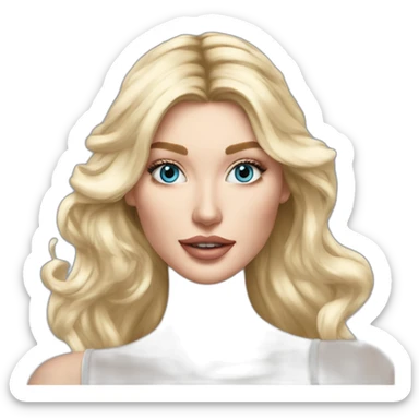 elsa hosk lookalike sticker