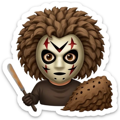 skib skib 67 slasher mad big hair kind poop sticker