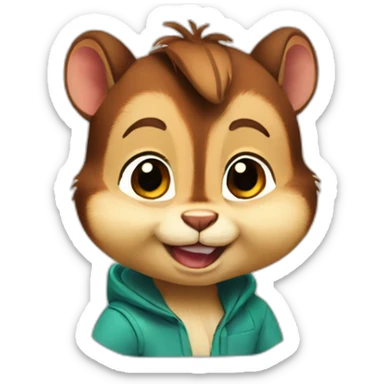 Chipmunks sticker