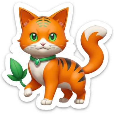 Floragato-Meowscarada-Pokémon (full body) sticker