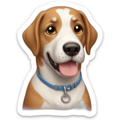 dog calles Trancos sticker