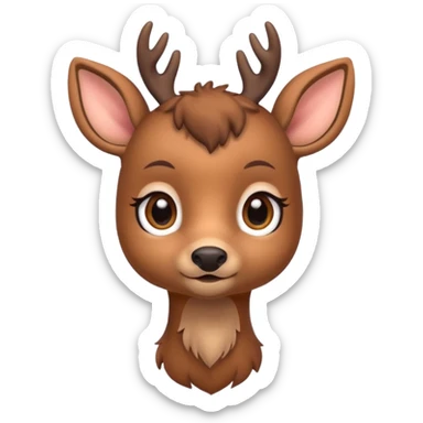 cute little deer sticker