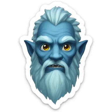 Spectral giant firbolg blue  sticker