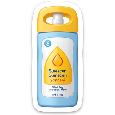 sunscreen sticker