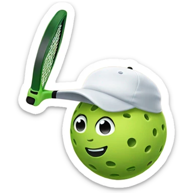 Pickleball sticker