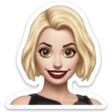 Harley quinn Margot Robbie sticker