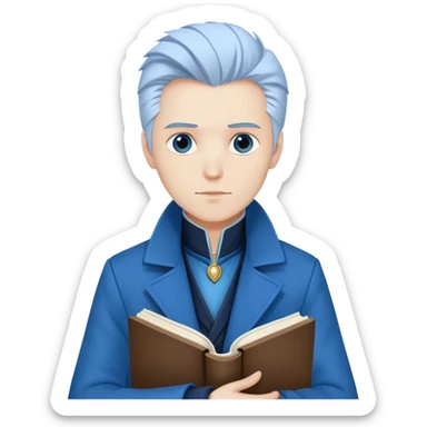  Vergil from DMC games with a book that says "How to stay motivated" sticker