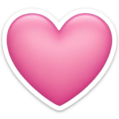 pink heart sticker
