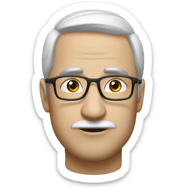 Такса черно-рыжая с белым пятном на подбородке   sticker