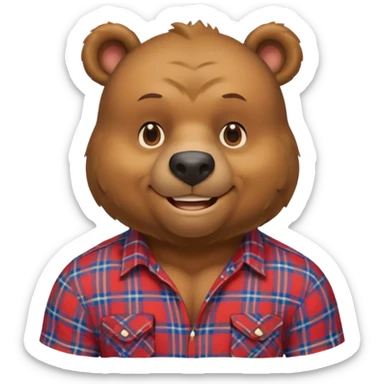 Gay Bear chilling  sticker