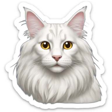 white-maine-coon sticker