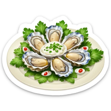 oyster salad sticker