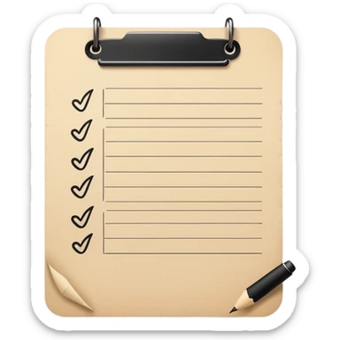 grocery list with beige tones, and black writing sticker