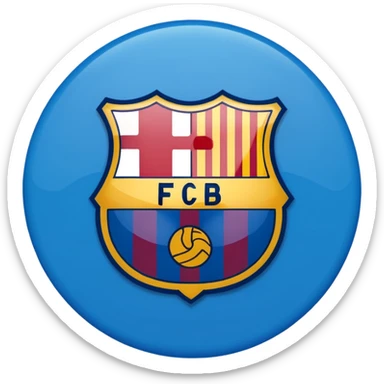 Fc Barcelona logo imoji sticker
