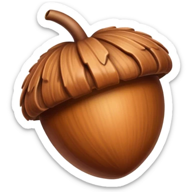 Acorn sticker