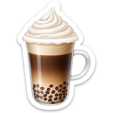 make a cup of coffee like this 🧋 sticker