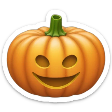 Une citrouille sur patte sticker