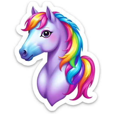 Lisa Frank horse sticker