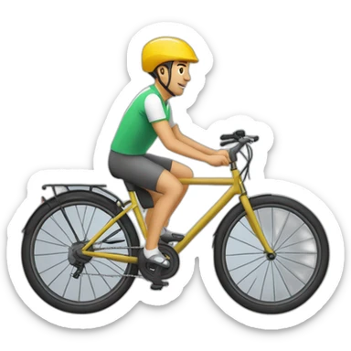 prête à vélo sticker