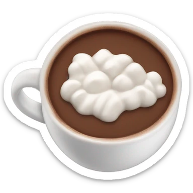 hot chocolate  sticker