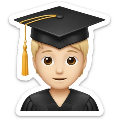 graduate icon sticker