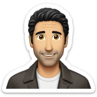 Ross geller sticker