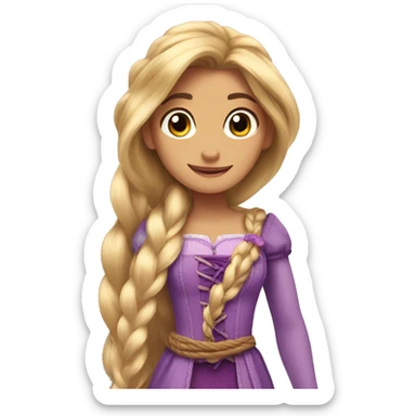 Rapunzel sticker