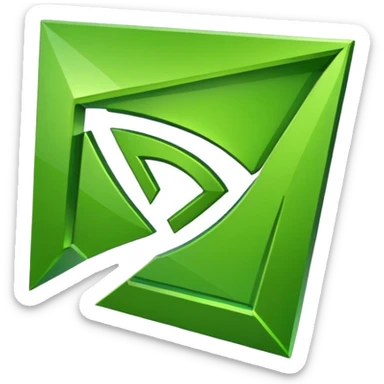 nvidia corporation logo sticker