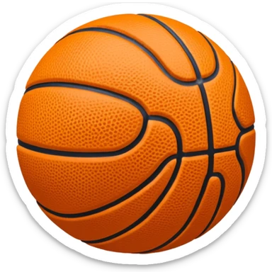 Pelota de basquet sticker