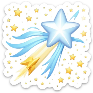 estrella fugaz sticker