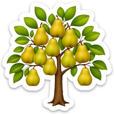 Pear Tree sticker
