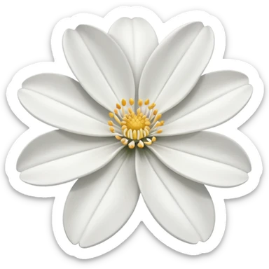 Flor de Lopus branco mas ver ao lado  sticker