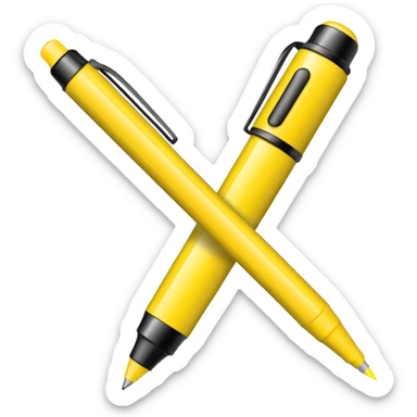 pen highlighter  sticker