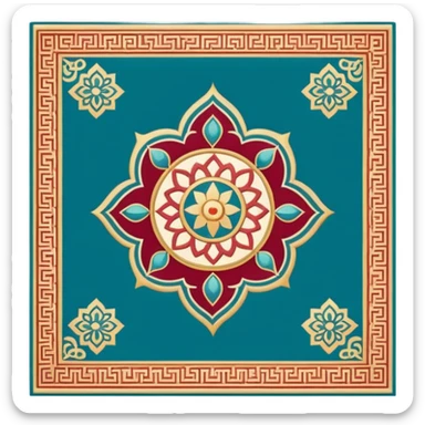 Tapis de prière sticker