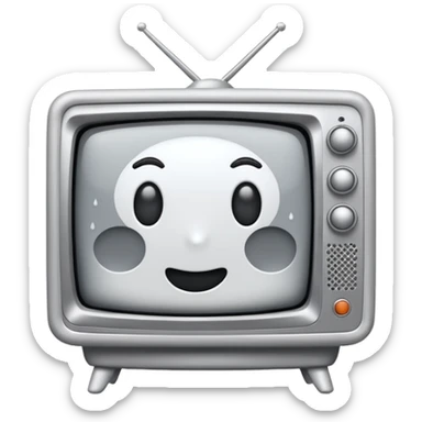 television static(snowy) sticker