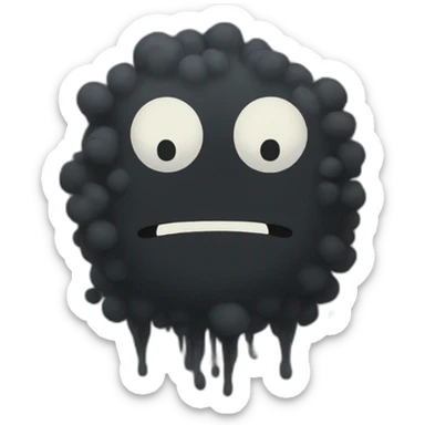 Soot spirit (ghibli) (iOS style) sticker