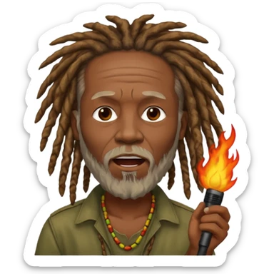 Burning Spear  sticker