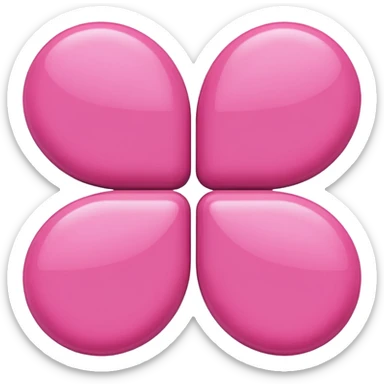 pink medication sticker