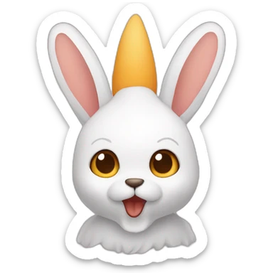 Coneja contadora sticker