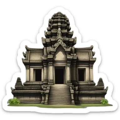 Angkor temple sticker