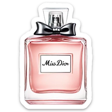 Miss dior perfume sticker
