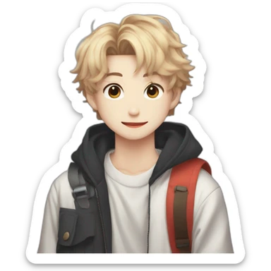 Bangchan Wolfgang straykids sticker