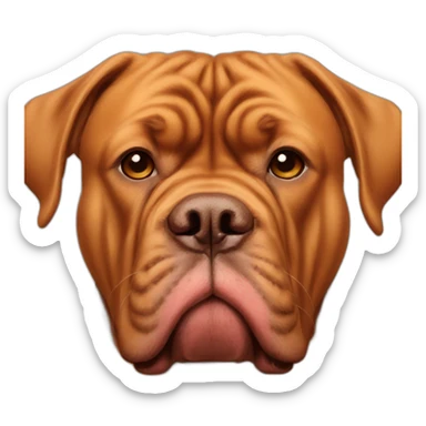 Dogue de bordeaux sticker