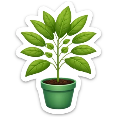 gardening plant sticker