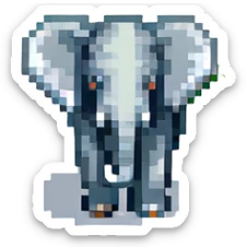 elephant sticker