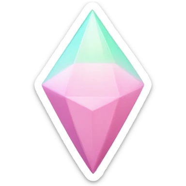 Pastel light pink plumbob sims sticker