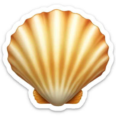 scallop-seashell sticker