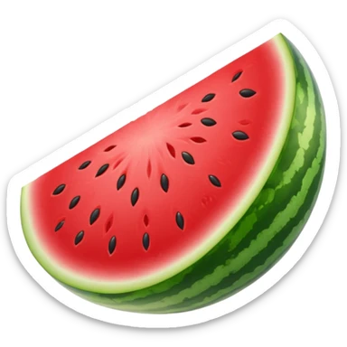 watermelon slice sticker